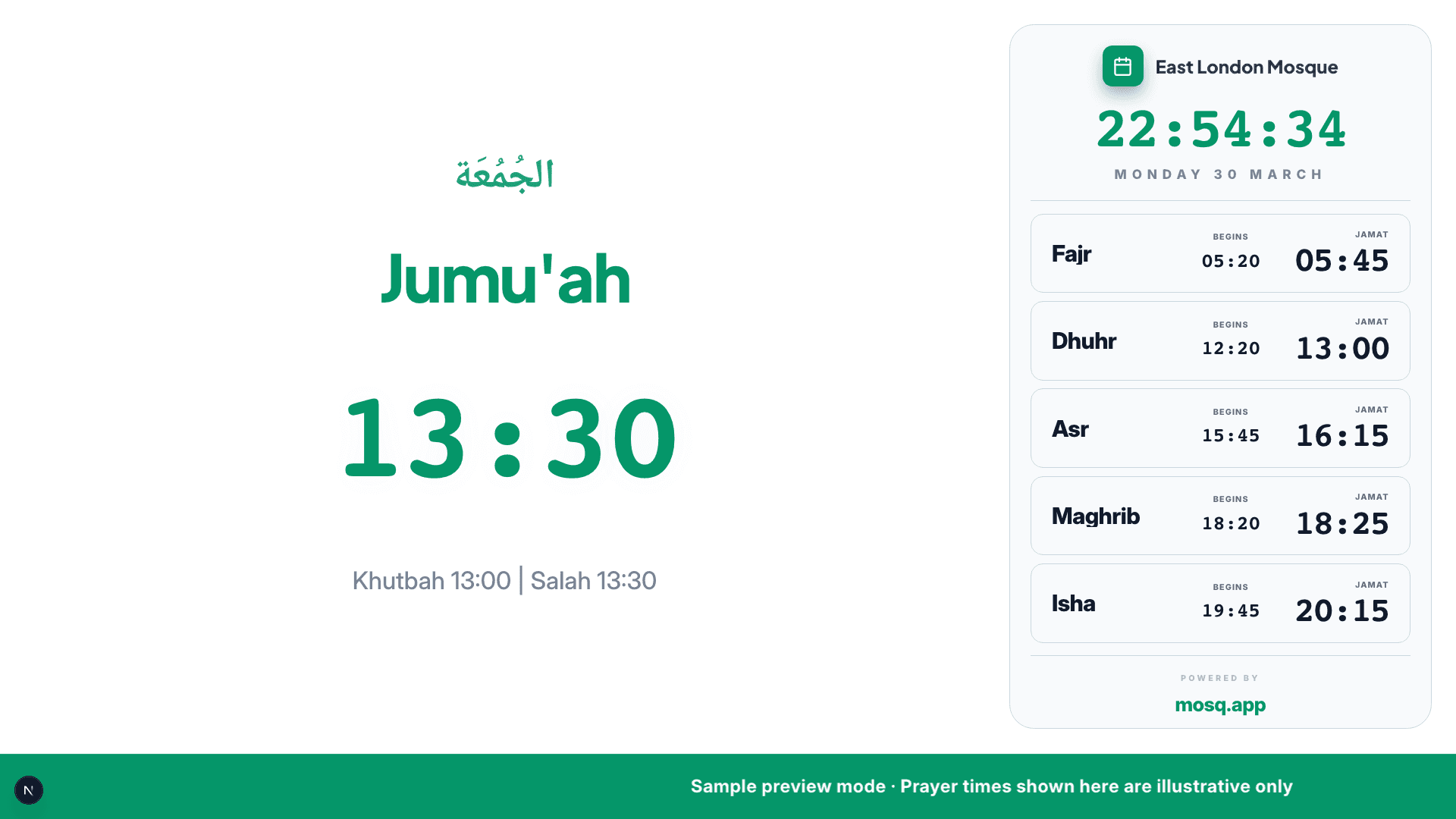 Jumuah slide preview