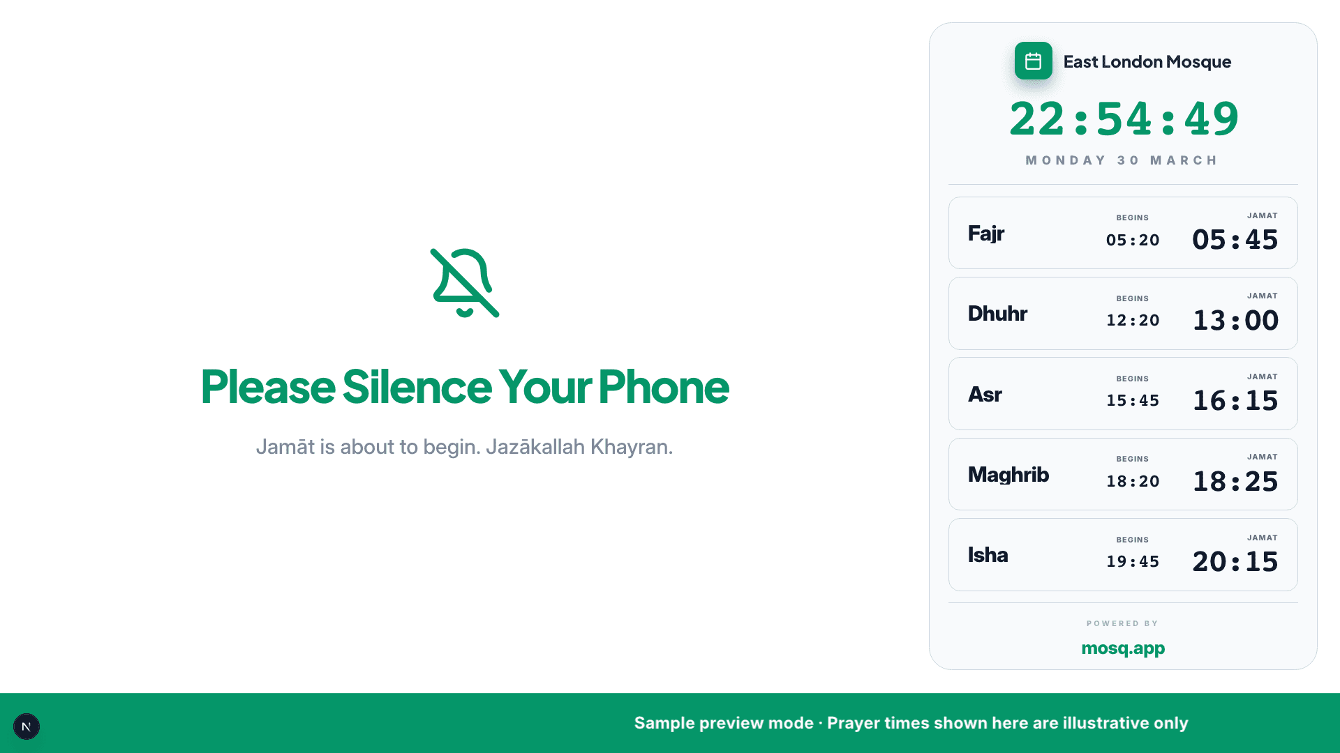 Silence Phones slide preview